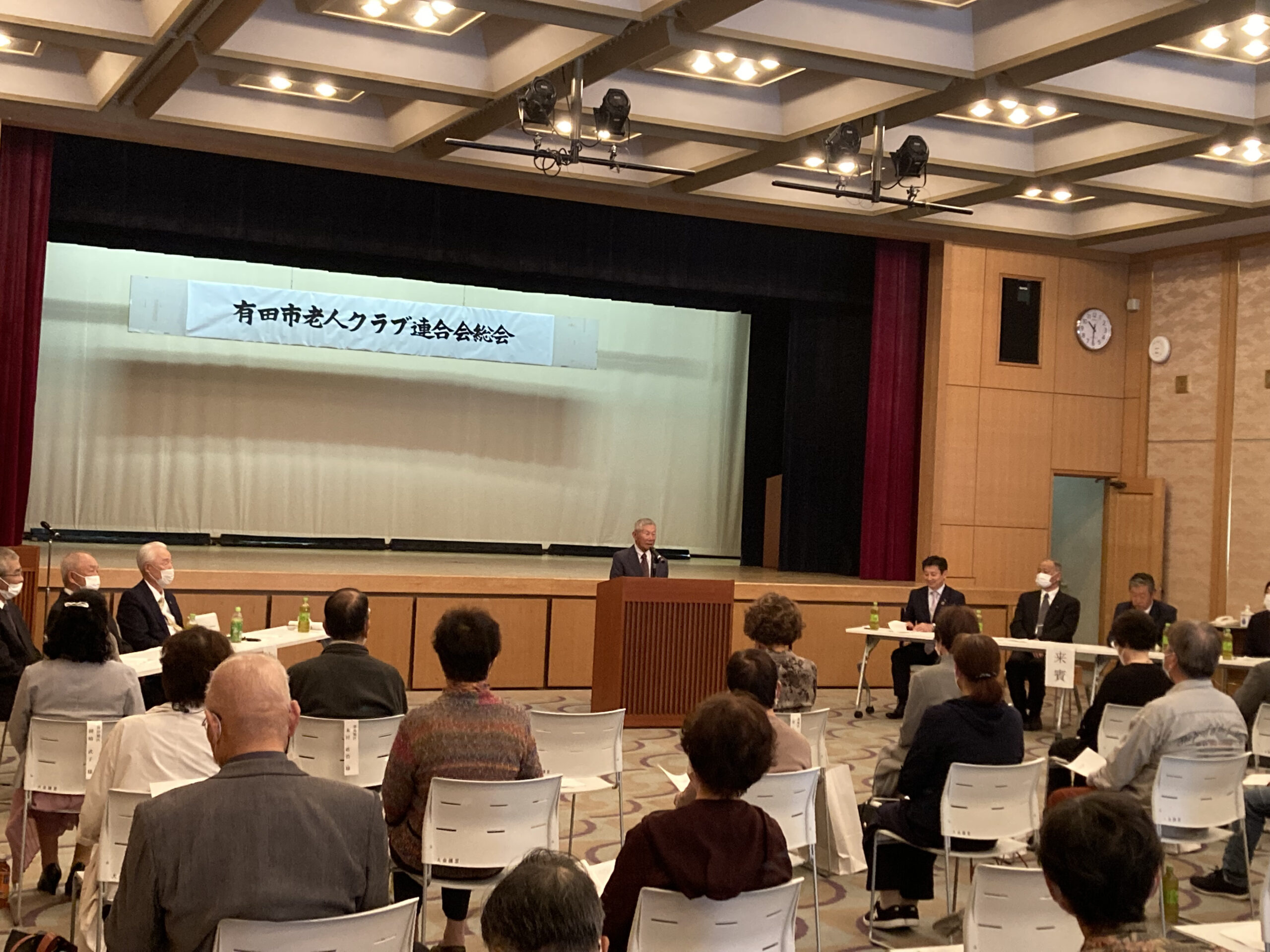 令和５年度　有田市老人クラブ連合会総会を開催しました。